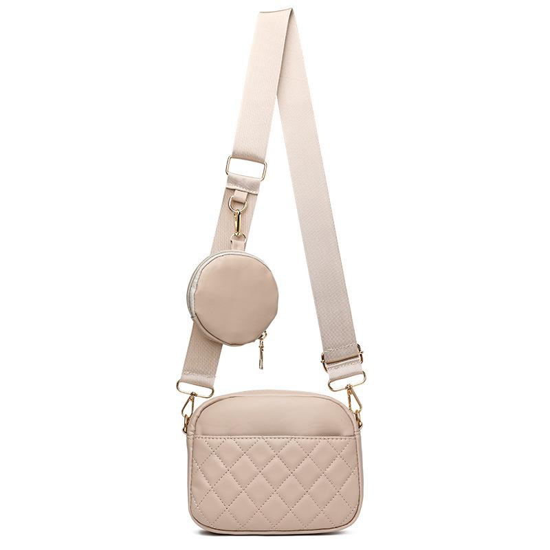 

Новая модная женская сумка 2023, женская модная сумка на плечо, маленькая корейская женская сумка, сумка-мессенджер 19x5x14.5cm бежевый