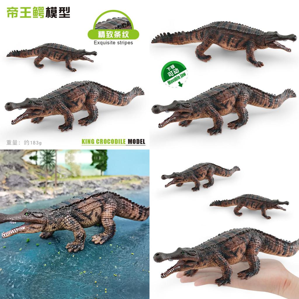 Sarcosuchus Ancient Amphibian Model For Kids Learning Pvc Figurine