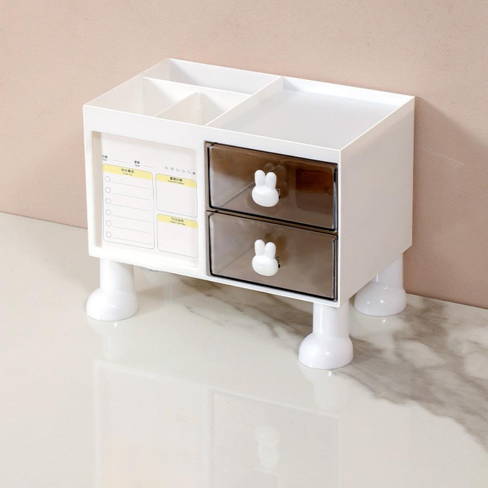 Drawer Pen Holder High-capacity Stationery Organizer Durable Pencil Storage Box  Desk
