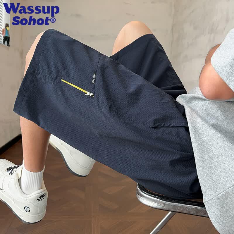 Wassup Sohot Men s Ice Silk Cooling Casual Shorts 4XL