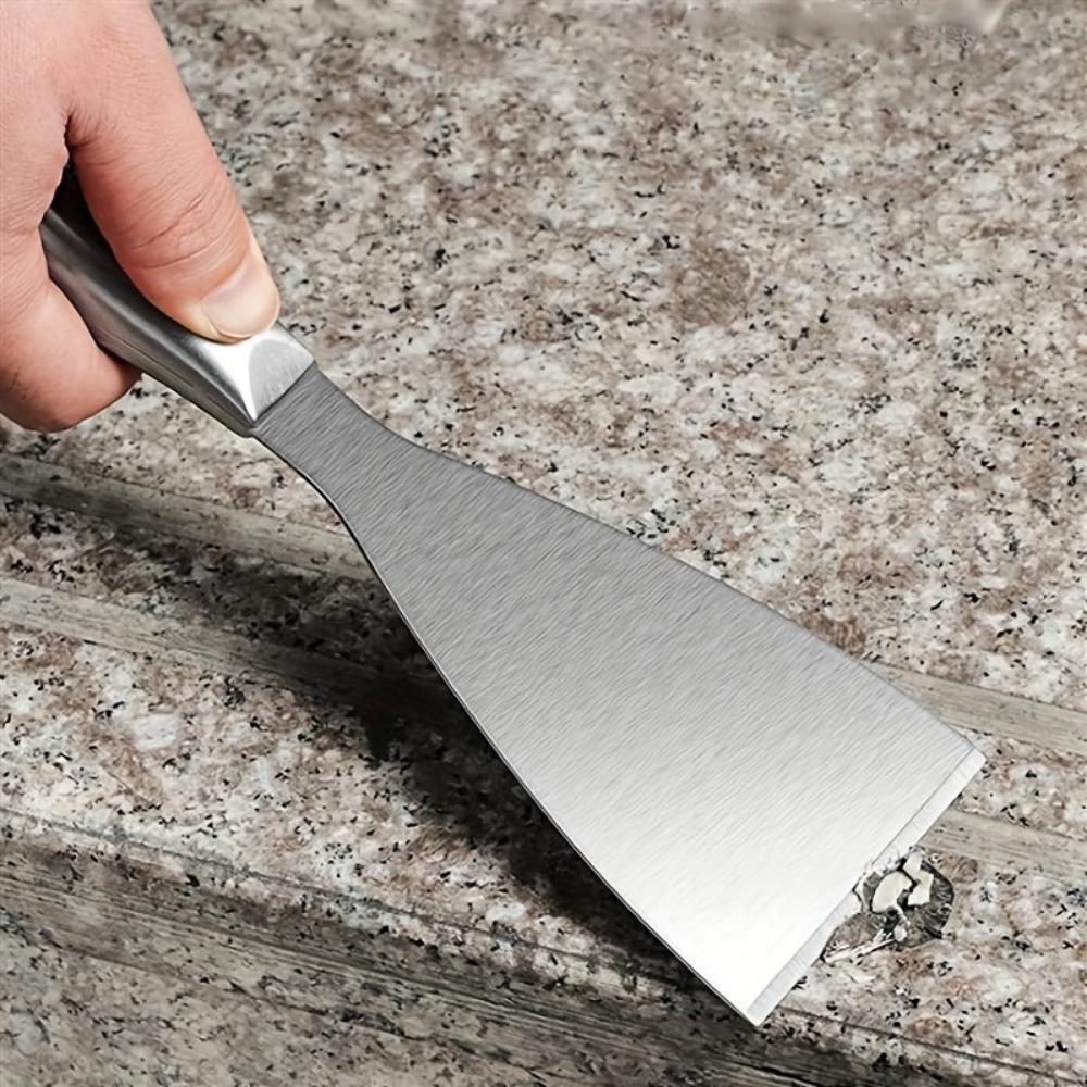 3-Piece Stainless Steel Multi-functional Cutting Tool Set, Wall Scraper - Practical Blade, Stainless Steel Scraper - Stainless Steel Batch Ash Knife