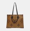 [Použité] Louis Vuitton Onthego MM 'Hnědá Giant Monogram/Hnědá Monogram Reverse Canvas' - Dobrý stav #1JJY6YW