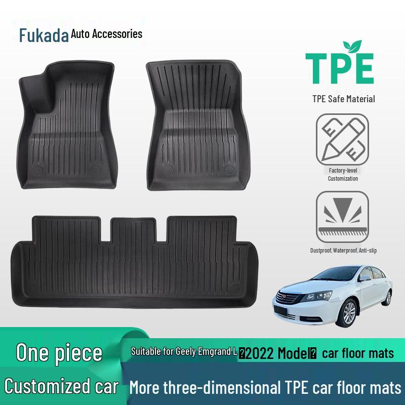 Custom TPE Anti-Slip Floor Mats for Geely Emgrand L 2022