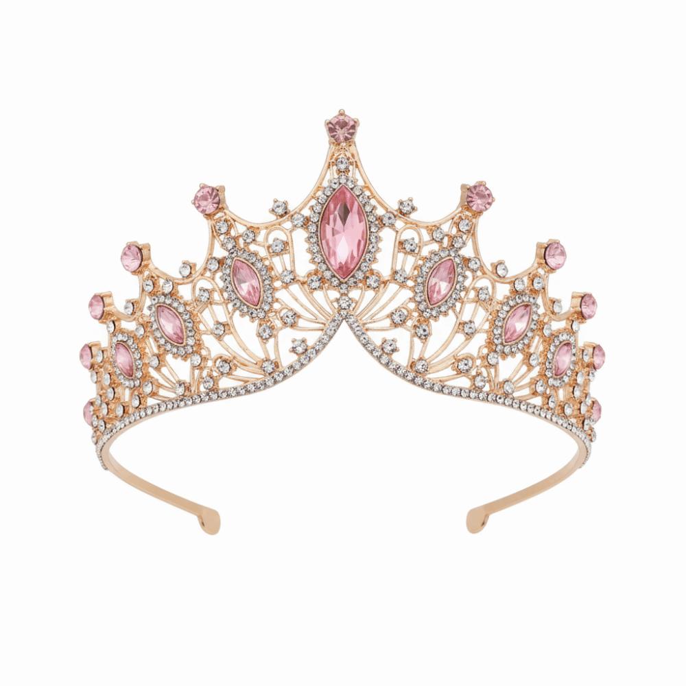 Rhinestone Crystal Tiara Alloy Prom Dress Jewelry Vintage Bridal Headband Wedding Party