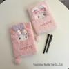 Cute Cartoon Plush Heart Notebook for Girls - Perfect Girly Gift