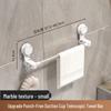 Non-Drill Suction Cup Towel Rack: Extendable Bathroom Storage Shelf & Organizer