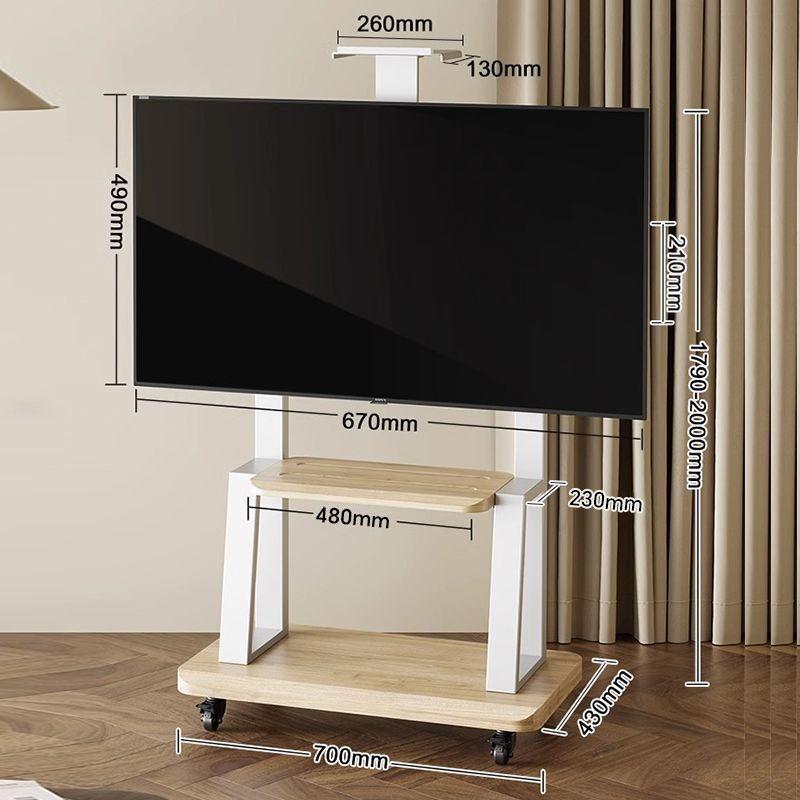 Floor-Standing TV Stand with Wheels for 55-120 Inch Screens