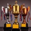 Metal Cup Customized Trophies Gold Silver Bronze Awards Trophy Sports Trophies Football Games