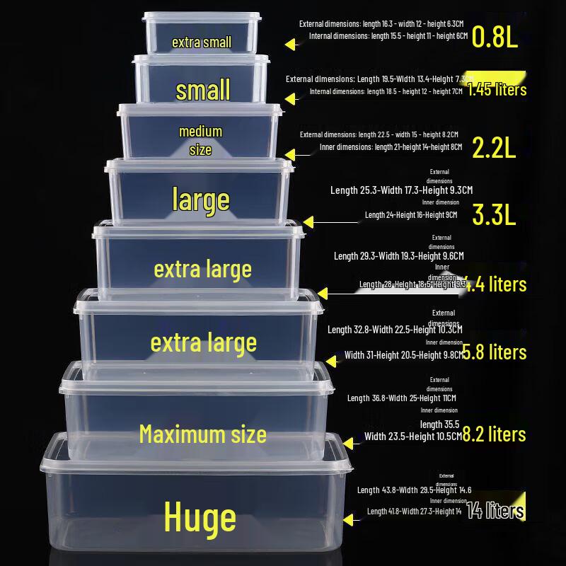 Meichu PP Refrigerator Food Storage Container