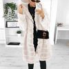 Womens Faux-Fur' Gilet Long Sleeve Waistcoat Body Warmer Jacket Coat Outwear