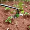 4 Teeth Manganese Weed Puller Long Handle Garden Weed Pulling Tool Garden Weeder Tool Uprooting Weeding Tool