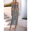 Damen Boho Rock-Sets Stickerei Bandeau Tube Top Bodycon Madi Rock Sommer Trendige Elegante Outfits