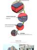 Foldable Plastic Shopping & Storage Basket for Market, Picnic, & Home