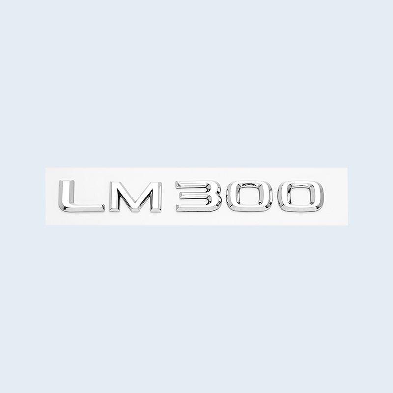 LM300 LM350 LM300h HYBRID 3D Chromowane Czarne Litery Numer Emblemat Błotnik Samochodu Tylna Klapa Logo Odznaka Naklejka Dla Lexus Seria LM