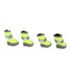 Dog Warm Boot Waterproof Breathable Reflective Prevent Slip Soft Sole Puppy Shoes for Outdoor Green