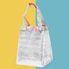 Foil Lining Thermal Lunch Bag Printed Handbag Food Storage Bag Picnic Bag  Outddor