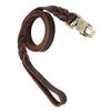 1pc Soft Leather Dog Collar & Leash In Braided Pet Chain (2.5 X 150cm)