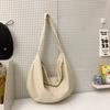 Large Capacity Fashion Dumpling Bag Women's Japanese 2025 Summer New Simple Shoulder Bag Niche Design Messenger Bag
