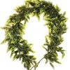 Artificial Christmas Vine Decoration - Soft Rubber Pine and Cypress Leaves