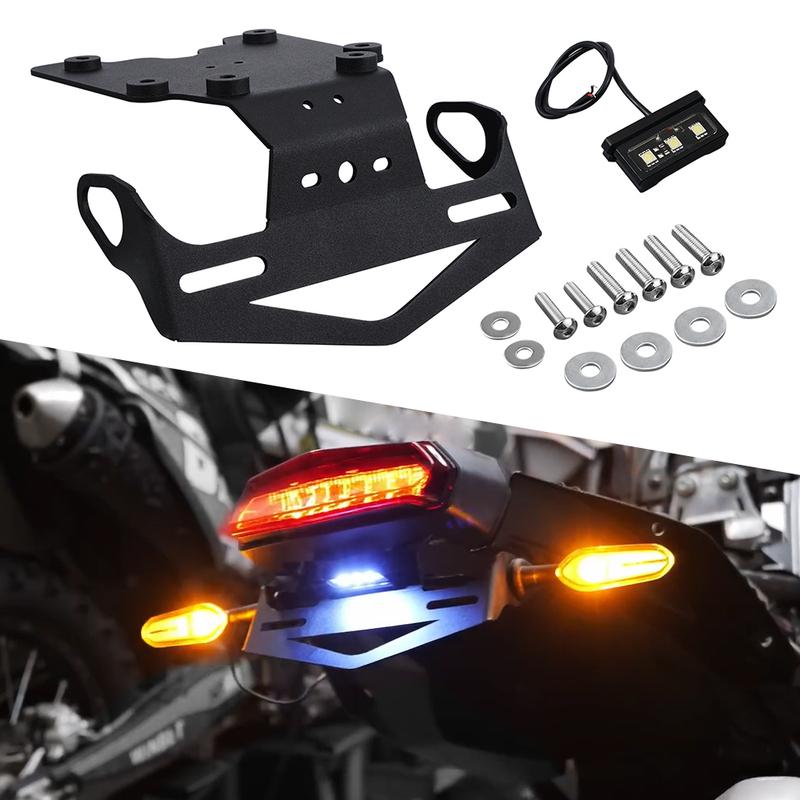 Motorcycle Tail Tidy License Number Plate Holder Bracket for Yamaha Tenere 700 XTZ700 2019 2020 2021 2022 2023 2024