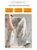 Authentic 2026 Hand-painted Graffiti Sweatpants for Women - Spring/Summer, Elastic Waist, Curved Leg, Casual Drawstring Fit