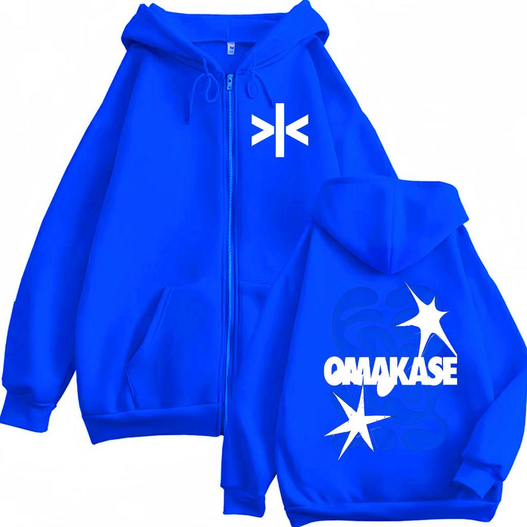 Omakase Album Alvaro Diaz Tour Mäntel Jacke Herren Damen Retro Punk Klassisch Reißverschluss Kapuzenpullover Sweatshirts