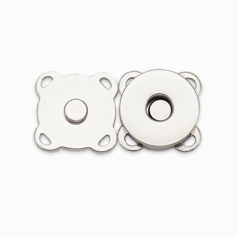 

10 Sets Metal Magnetic Snap Button Plum Blossom Sew on Button Clasps Fasteners for Purses Handbag Clothes DIY Sewing Accessories