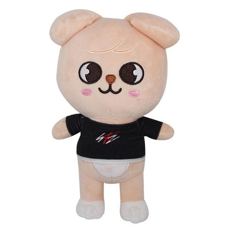 Lot De 8 Peluches SKZOO Stray Kids - Wolf Chan, Leebit, Dwaekki... - 20 Cm - Cadeau Pour Fans Et Enfants - 12