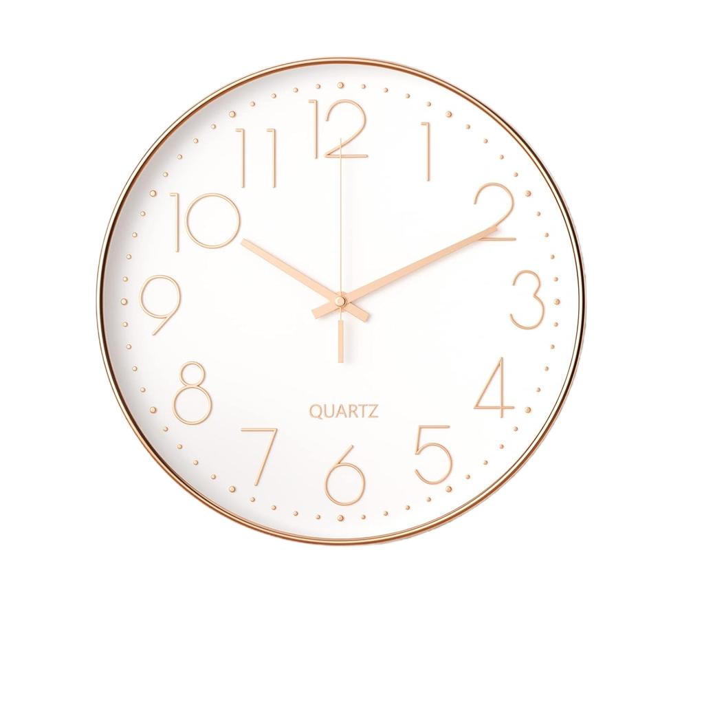 Minimalist Three-dimensional Digital Wall Clock Non-punching  Silent  Non-ticking Wall Clock for Kitchen Bedroom Study