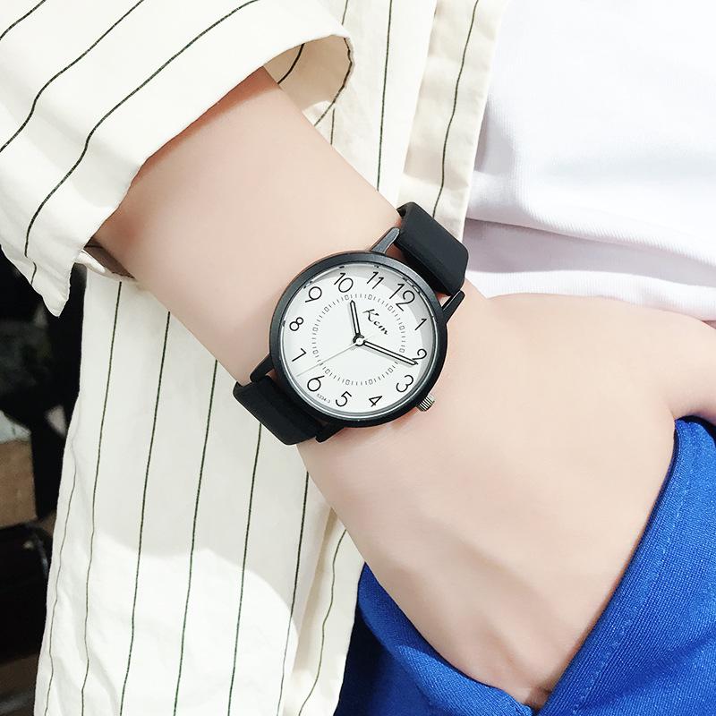 Waterproof Quartz Watch for Middle and High School Girls - Simple Design