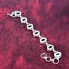 Røykfarget topas 925 solid sterlingsølvarmbånd, Håndlaget edelstensarmbåndssmykke, Gaver til kone Helt nytt armbånd