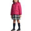 Polo Ralph Lauren Cotton Jacket FW23 Solid Color Quilted Detachable Hood Kids Jacket Pink CWPOOTWR2820055-650