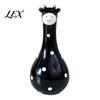 Unique Home Decor Accents Cute Polka Dot Giraffe Vase, Hand-painted Resin Flower Creative Big-mouthed Whimsical Table Centerpiece Holder for