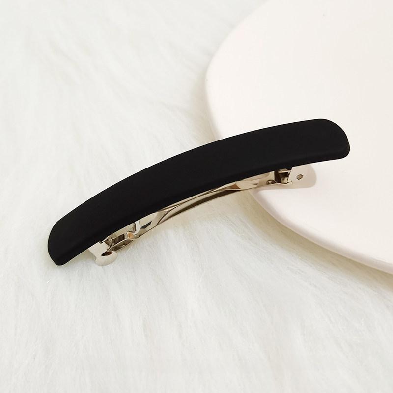 Frosted Back of The Head Hair Clips Headdress Female Lady Simple Large Hair Clip Spring Clip Hair Styling Hairpin Korean Fashion