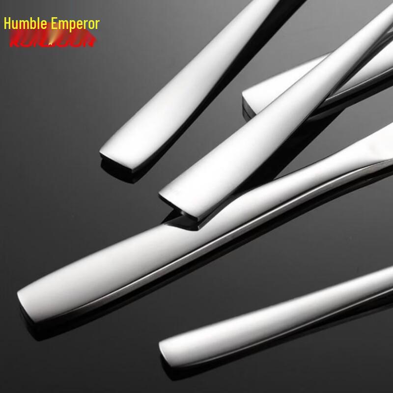 Qianxing Stainless Steel Square Handle Round Spoon