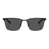 Emporio Armani Full Frame Design Metal Square Sunglasses Men sunglasses Silver EA2164D-30018757