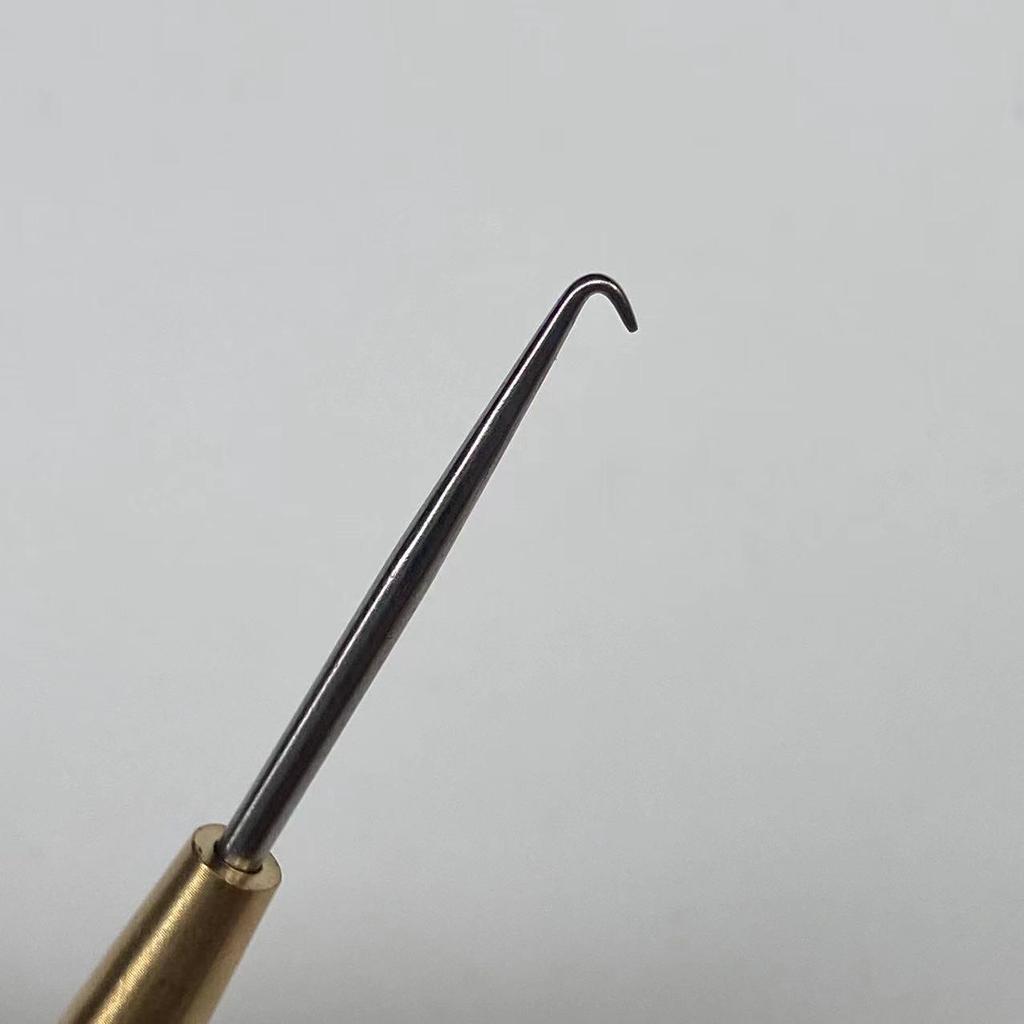 Premium Feather Shuttlecock Stringing Hook - For Use with Machine Tool to Pull String Through Hole