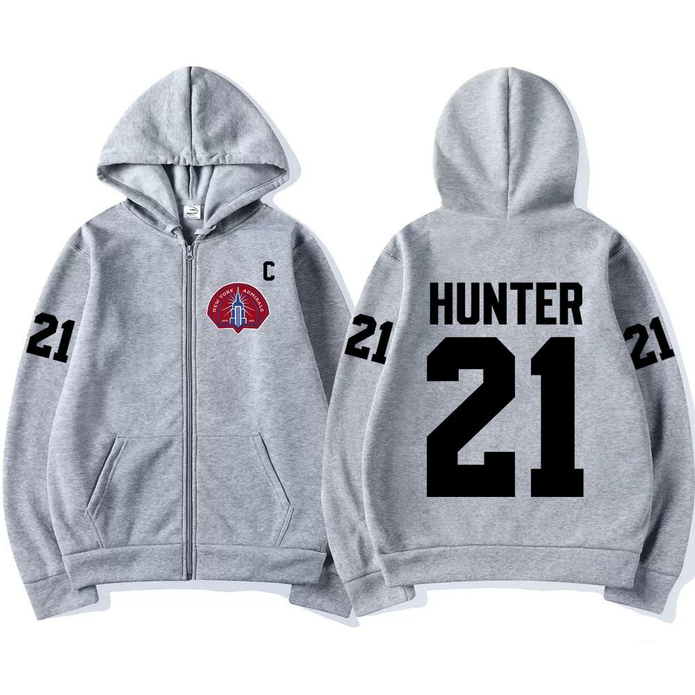 Heated Rivalry Scott Hunter Admirals Merch Zipper Hoodies Men Women Clothing Zip Up Sweatshirts Long Sleeves Jackets