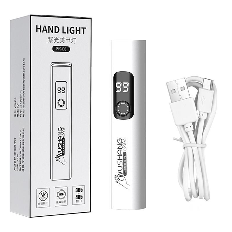 

Мини портативная УФ-светодиодная лампа для ногтей для гелевых ногтей, сушилка для ногтей USB для быстрого отверждения, портативная лампа для ногтей для самостоятельного изготовления в домашнем маникюрном салоне