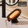Modern Vintage Soap Dish With Suction Cup For Bathroom Decor