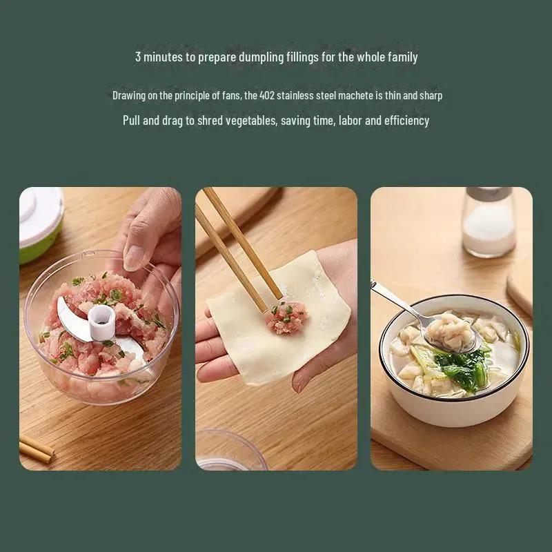 Manual Garlic Press: Stirrer, Crusher, Paste Maker, Pounder, Puller, Mincer