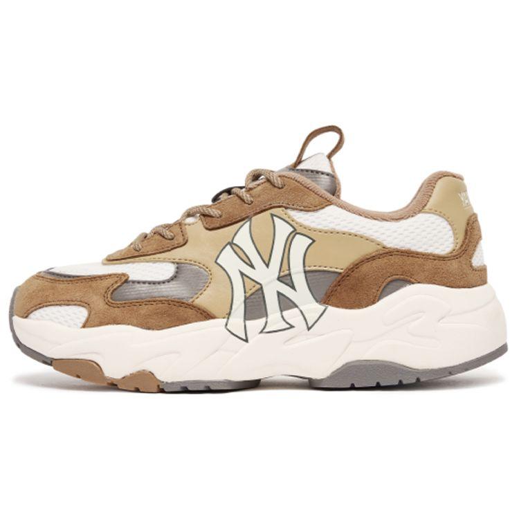 MLB Big Ball Chunky Lite SD Leder New York Yankees Retro Stoßdämpfend Rutschfest Abriebfest Niedrig geschnitten Dad Sneaker Unisex Sneaker 3ASHC3S1N-50BGD