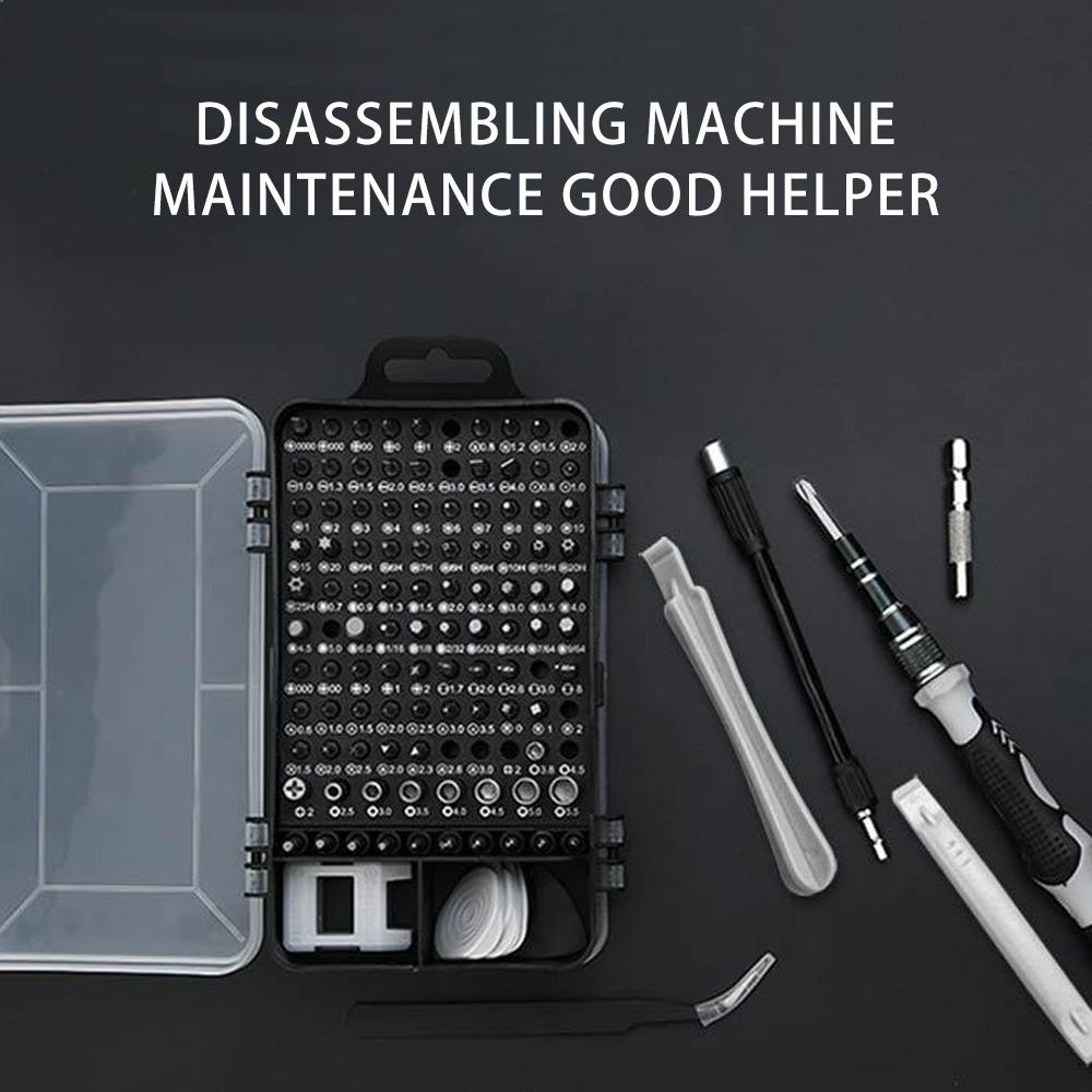 

117 в 1 набор для ремонта компьютера магнитный набор отверток для ноутбука прецизионный набор отверток небольшой набор ударных отверток с футляром