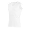 Dry Aeroflow Sleeveless Golf and White E2MJB008 Men's Shirt, Breathable, Quick-Drying, Stretch, (Size L),
