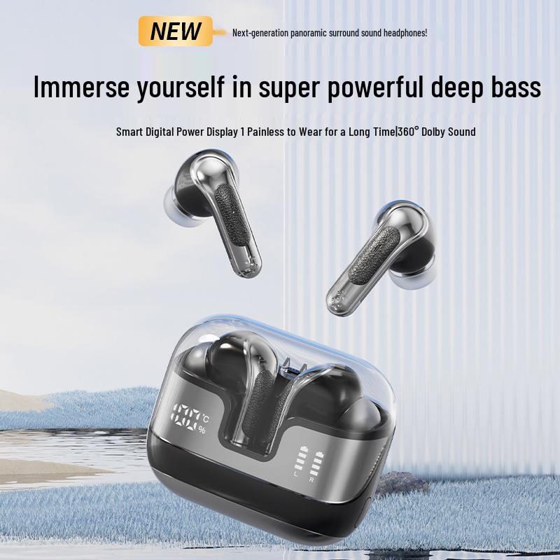 Smart TWS Bluetooth Earphones: Long Battery, Touch Control, Digital Display, Wireless In-Ear.