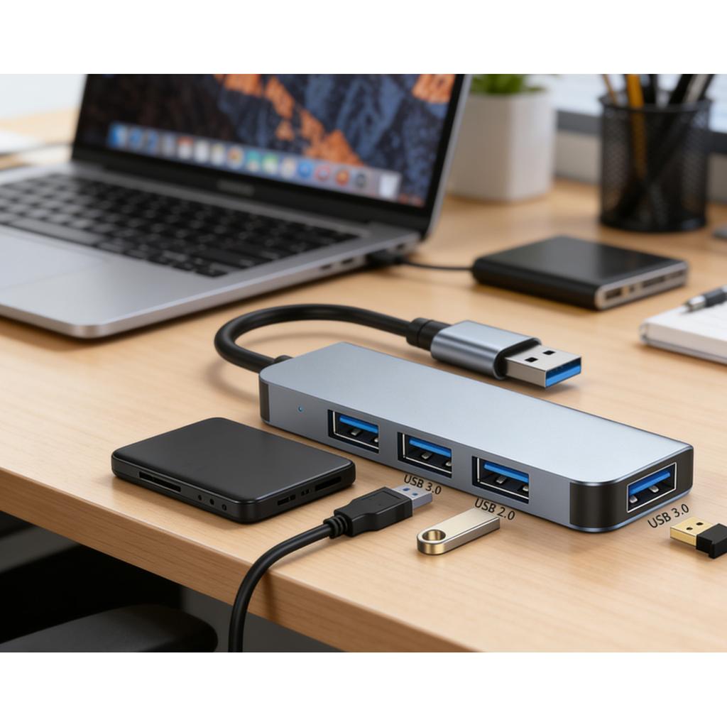 USB C Hub USB Splitter 8in1 7in1 7in2 3in1 USB Extender with 4 USB Port 1 USBC Port TF/SD Card Reader Audio Output Compatible