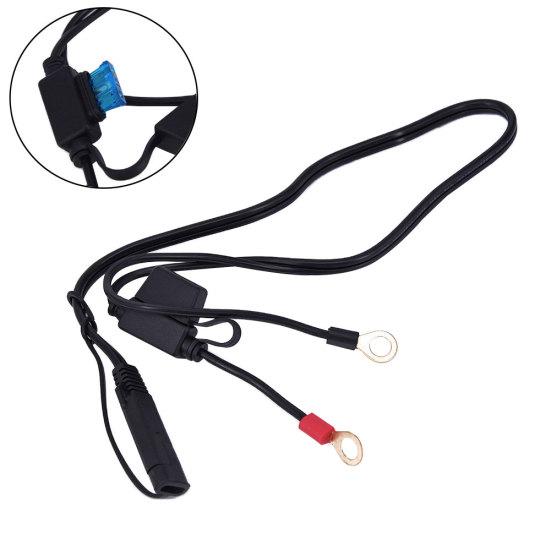 Motocykl Motocykl Baterie Terminál Svorka Drát 12V Zástrčka nabíječky adaptéru