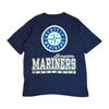 90's Vintage Seattle Mariners Navy Graphic T-Shirt (L)