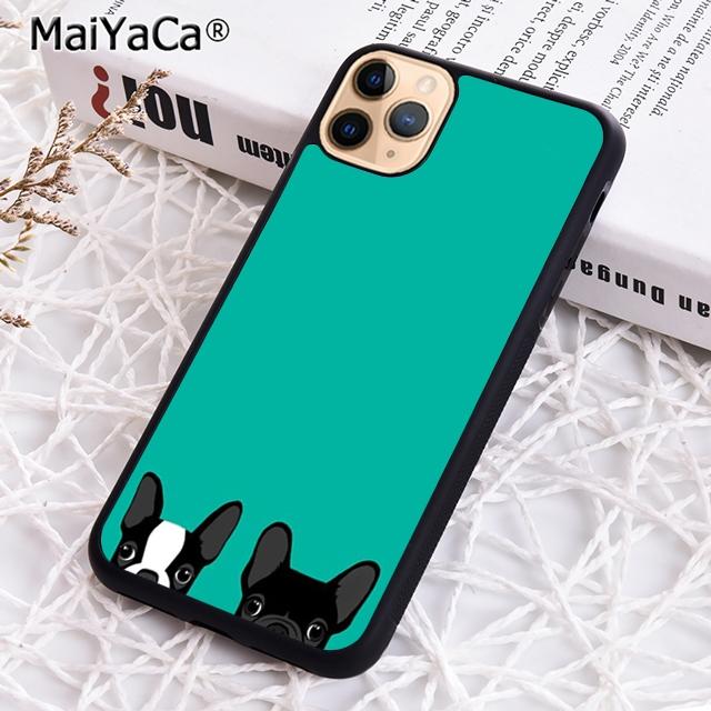 MaiYaCa French Bulldog Dog Pug Phone Case For iPhone 17 Air 16 pro max 15 14 plus 12 13 Shell Cover coque