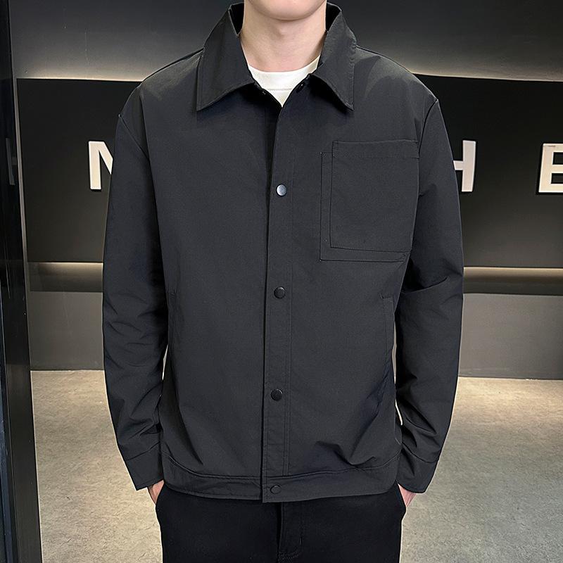 Couple Shirts, Spring and Autumn Men and Women's Tops, Japanese Work Jackets, Multi-pocket Jackets